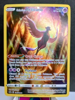Pokemon TCG: Galarian Articuno #SWSH282 Crown Zenith Black Star Promo - Image 1