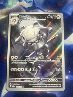 Pokemon Steelix 150/132 Illustration Rare Mega Evolutions MINT CONDITION - Image 1