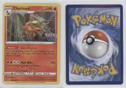 Charizard Holo Pokemon Sword & Shield Pokemon Go #010 - Image 3