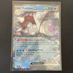 Pokemon TCG - Cetitan EX - Destined Rivals Holo Card - 065/182 - Image 1