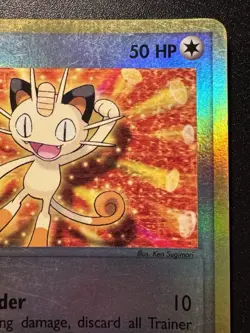 Meowth 42/95 EX Team Magma vs Team Aqua Pokemon Card Reverse Holo Foil Rare LP - Image 4