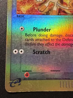 Meowth 42/95 EX Team Magma vs Team Aqua Pokemon Card Reverse Holo Foil Rare LP - Image 5