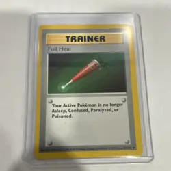 Pokemon Full Heal 82/102 Base Set Shadowless Uncommon WOTC 1999 Unlimited - Image 1