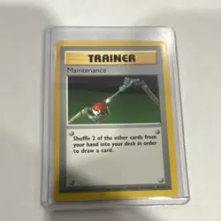 Pokemon Maintenance 83/102 Base Set Shadowless Uncommon WOTC 1999 Unlimited - Image 1