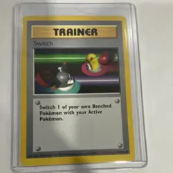 Pokemon Switch 95/102 Base Set Shadowless Common Trainer WOTC 1999 - Image 2