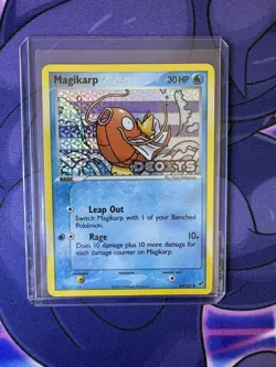 Pokemon TCG Magikarp Ex Deoxys Stamped Reverse Holo 64/107 - Image 1