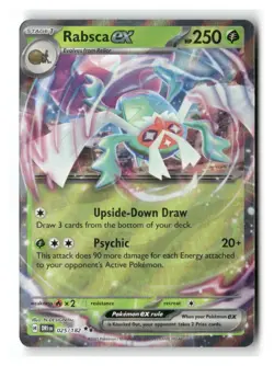 Rabsca ex 025/182 Double Rare Destined Rivals Pokemon Near Mint - Image 1