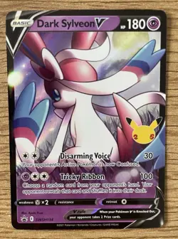 Dark Sylveon V SWSH134 Black Star Promo | Celebrations | Mint | Pokemon TCG - Image 1