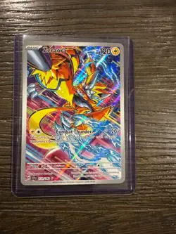 Pokemon Zeraora Sv07: Stellar Crown Illustration Rare Holo 151/142 HP120 Basic - Image 1