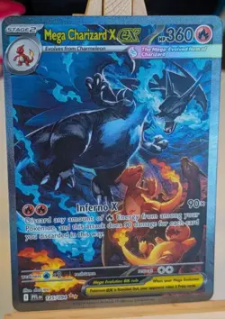mega charizard x ex 125/094 mega Charizard Pokemon - Image 1