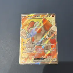2025 Pokemon Destined Rivals Regirock ex Ultra Rare 214/182 NM - Image 2