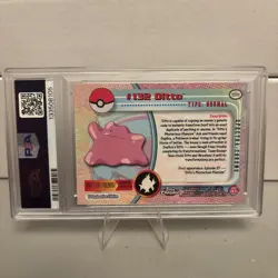 2000 TOPPS CHROME POKEMON T.V. SPECTRA #132 DITTO PSA 10 POP 23 - Image 4
