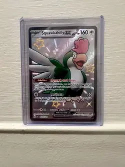 Pokemon Squawkabilly ex 223/091 SV: Paldean Fates Shiny Ultra Rare Holo 160 HP - Image 1