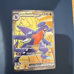 2025 Pokemon Destined Rivals Cynthia’s Garchomp ex Ultra Rare 215/182 NM - Image 1