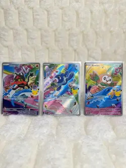 Pokemon 2026 First Partner Illustration Collection Series 1 Promos Set 43-45 - Image 1