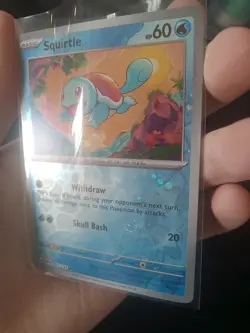 Squirtle Holo Pokemon TCG 151 Cosmo 007/165 Costco Promo - Image 1
