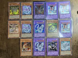 Vintage YuGiOh Cards, Cyber Dragon Collection, Yugioh Lot, Machine Type, LP-HP - Image 1