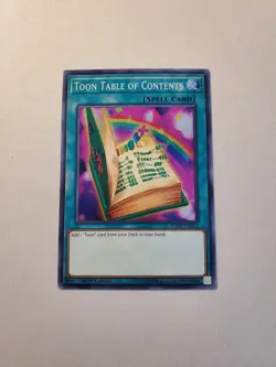 Yugioh - Toon Table of Contents DASA-EN043 NM 1st ed Super Rare - Image 1