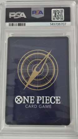 2025 ONE PIECE OP13-CARRYING ON HIS WILL 3RD ANV-GOLD #004 SHANKS PSA 10 - Image 2