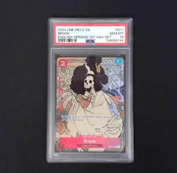2024 One Piece CCG TCG Brook 1st Anniversary Set ST01-011 PSA 10 - Image 1