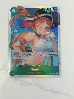 Bandai One Piece CCG Nami OP14-031 Special Foil Character Blocker 2000 Power - Image 1