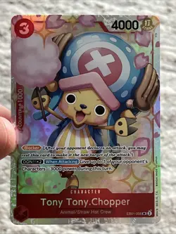 One Piece Extra Booster Memorial Collection Tony Tony Chopper EB01-006 SR NM - Image 1