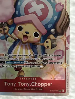 One Piece Extra Booster Memorial Collection Tony Tony Chopper EB01-006 SR NM - Image 5