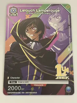 Lelouch Lamperouge Promo Foil - UEPR/CGH-2-012 Union Arena - Image 1