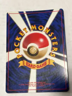 Team Rocket’s Mewtwo Japanese Holo Rare #150 Tail SWIRL Vintage Pokemon Card LP - Image 3