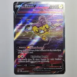 Pokemon Raikou V Ultra Rare Crown Zenith GG41/70 Basic 200 HP English Card - Image 1