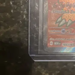 Charizard EX Holo Rare Pokemon TCG Card 183/165 Scarlet & Violet 151 NM - Image 5