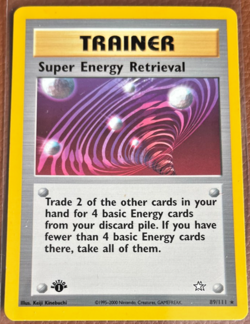 POKEMON NEO GENESIS 1ST EDITION SUPER ENERGY RETRIEVAL CARD 89/111 - Image 1