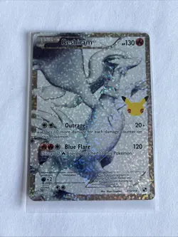 Pokemon TCG Reshiram Full Art 25th Anniversary Celebrations Card 113/114 - Image 1