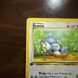 Pokemon Card 1ST EDITION Dratini Team Rocket 53/82 WotC Vintage 2000 Lp - Image 2