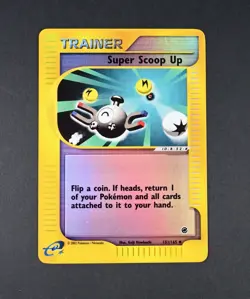 NM Super Scoop Up 151/165 Reverse Holo Expedition Base Set (EX) Pokemon Card - Image 1