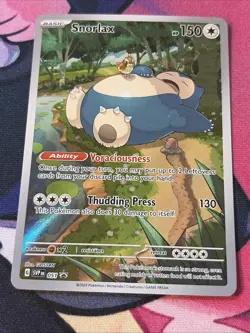 Pokemon Snorlax 051 SV Promo Holo English Scarlet & Violet 151 Card **M / NM** - Image 1