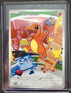 Pokemon Charmander MEF Promo Holo Basic Flame 80 HP 038 TCG Card - Image 3