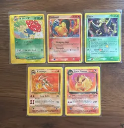 40 Card Vintage Pokemon Lot | Dark Dragonite, 1st Ed Hitmonlee, Vileplume 🔥 - Image 2