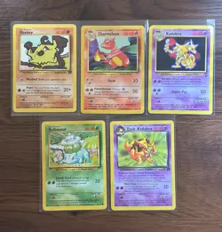 40 Card Vintage Pokemon Lot | Dark Dragonite, 1st Ed Hitmonlee, Vileplume 🔥 - Image 4