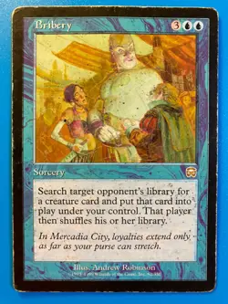MTG 1x Bribery Mercadian Masques Legacy Magic the Gathering Card x1 HP - Image 1