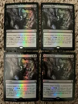 MTG- Ruinous Path x4 - Promo FOIL - Image 1