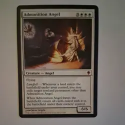 Admonition Angel - Magic the Gathering Mtg - Worldwake - LP - Image 1
