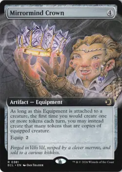 Mirrormind Crown (Extended Art) Lorwyn Eclipsed Normal NM 381 - Image 1