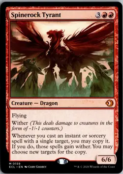Spinerock Tyrant M Lorwyn Eclipsed 159 NM Magic - Image 1