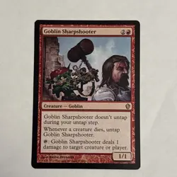 MTG-Goblin Sharpshooter-NM-Commander 2013-Magic the Gathering- Magic - Image 1