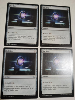 MTG SOL RING 4X SAME PICTURE EX-MINT FREE SHIP!! - Image 1