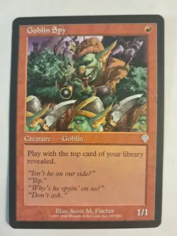 Goblin Spy Invasion (145/350) LP MTG Magic the Gathering BULK DISCOUNT - Image 1