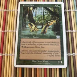 River Boa (249/351) Sixth Edition LP MTG Magic the Gathering Free Shipping - Image 1
