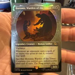 Boromir, Warden of the Tower (Showcase Foil) Lord of the Rings NM 302 - Image 1
