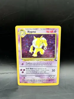 Pokemon TCG Hypno Fossil 8/62 Unlimited Holo Rare - Image 1